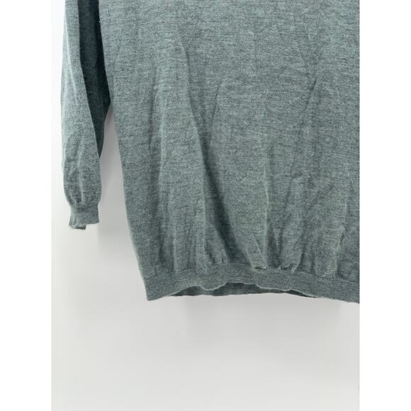 ERIC BOMPARD Men's Gray Cashmere Crewneck Knit Pullover Classic Sweater SZ M - Picture 6 of 11